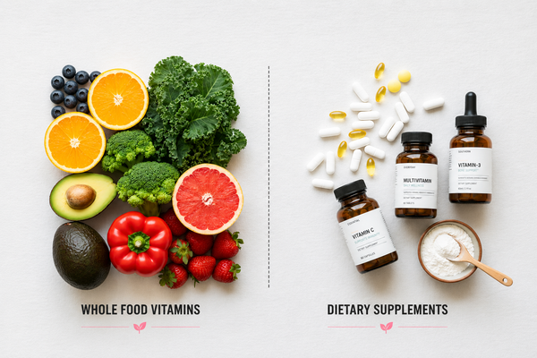 Difference Between Vitamins and Supplements
